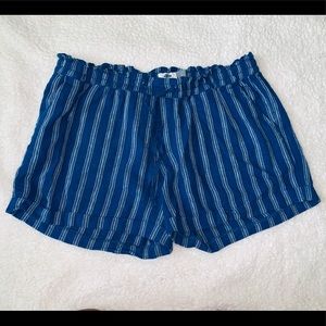 Navy Blue Old Navy Striped Shorts